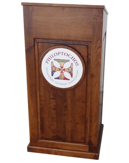 amish woodworking embassy podium image