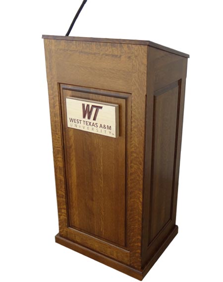 amish woodworking embassy podium image